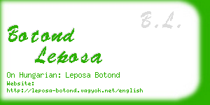 botond leposa business card